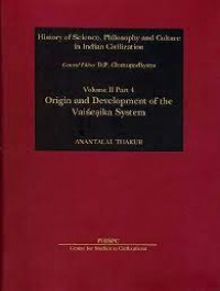 Image of History of Sience, Philosophy and Culture in Indian Philosophy (vol.1, pt 4)